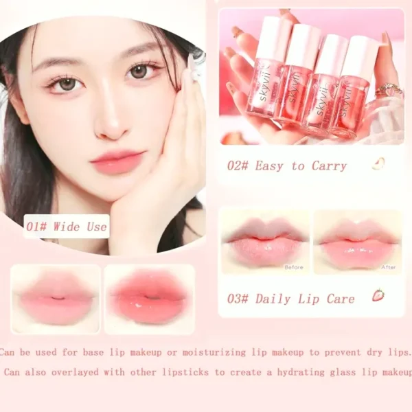 4Pcs Jelly-like Lip Oil Set