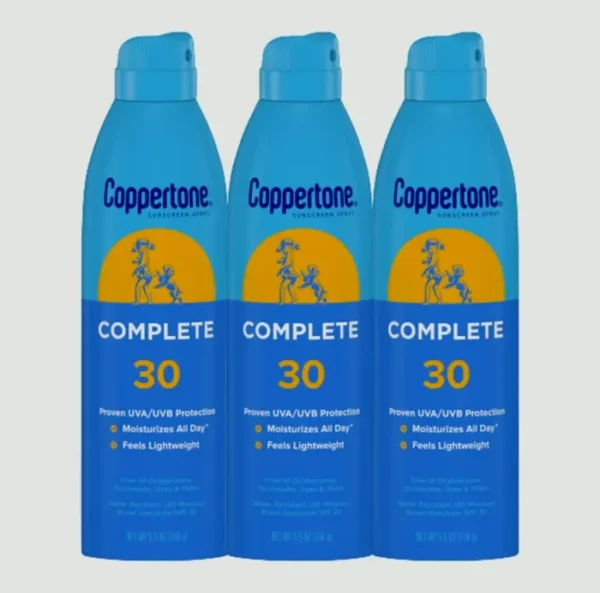 Coppertone SPF 30 Weightless Sunblock Spray Pack