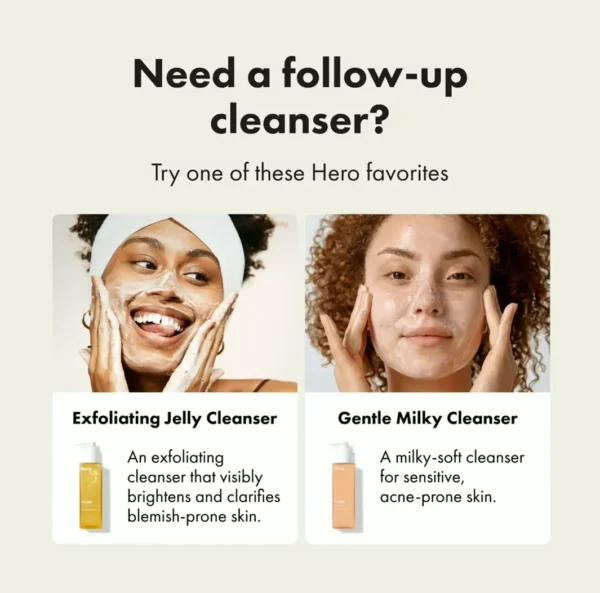 HEROCOS Cleanser Balm - Eliminates Cosmetics & Grime 2.2 oz