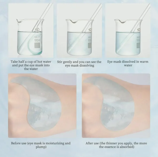 Under Eye Mask (Sixty-four Pcs) – Chilling & Luminous Hyaluronic Acid Eye Care