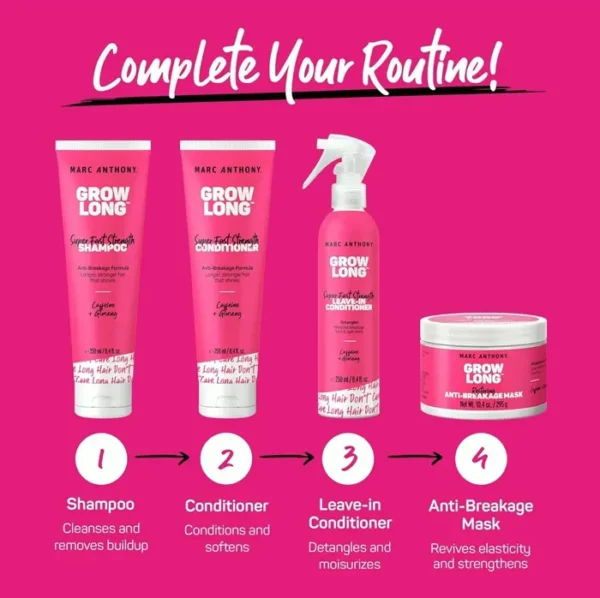 MA Haircare Set: Lengthening With Biotin Frizz Control Conditioner