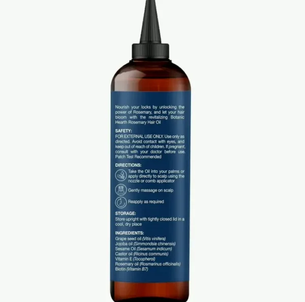 100% Rosemary Oil for Hair 6.7 oz with Nutrients