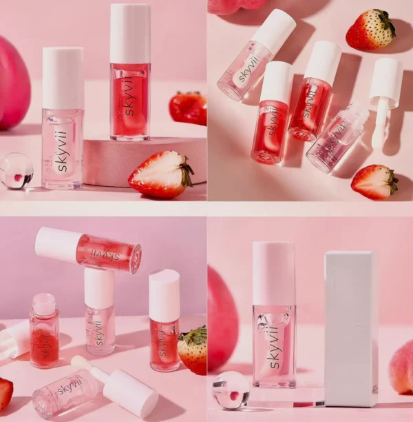 4Pcs Jelly-like Lip Oil Set