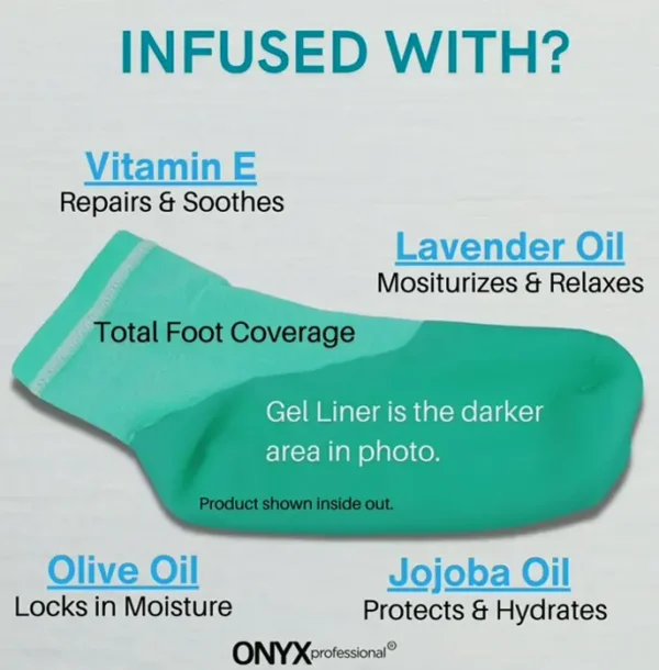 Moisturizing Spa Socks, Dry Feet Treatment
