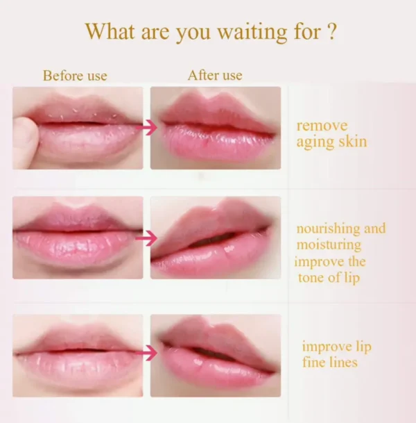 Lip Mask 30PCS Pink Gel Pads Treatment