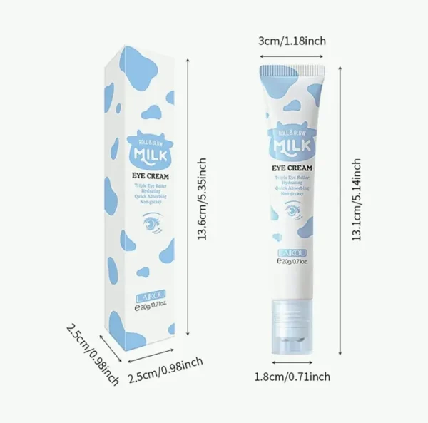 Moisturizing Milk Eye Serum Roll-On with Triple Roll