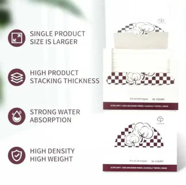 Single-use Face Towel, Eco-friendly, Soft and Thick, Set of 3
