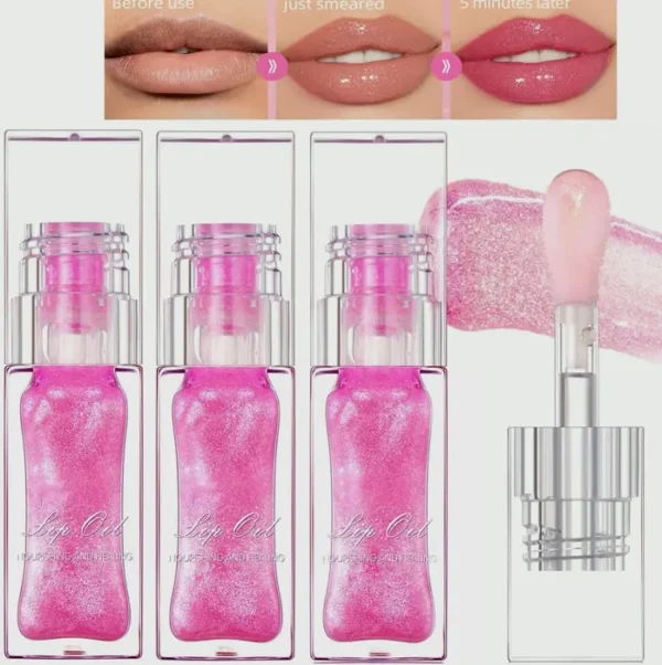 Shade Changing Lips Gloss - Moisturizing, Big Applicator, 3PCS
