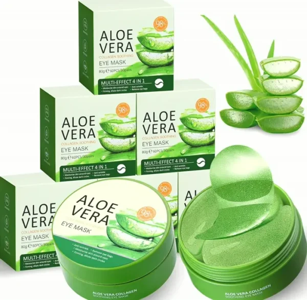 180 Pairs Aloe Vera Eye Patches to Reduce Puffiness