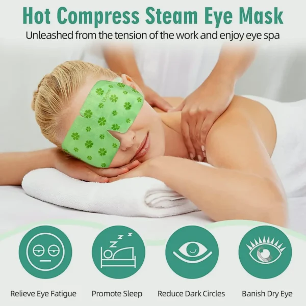 Serfeymi 22-Pack Heated Eye Mask for Sleeping, Women