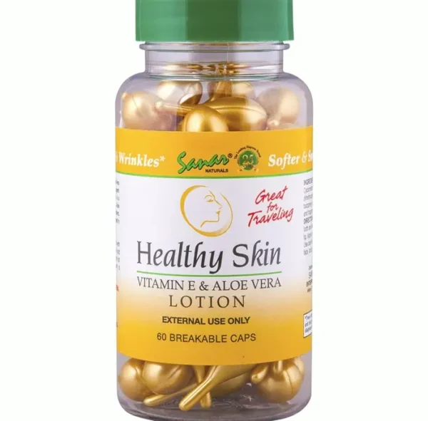 Healthy Body Moisturizer with Vit E & Aloe Vera - 60 Capsules