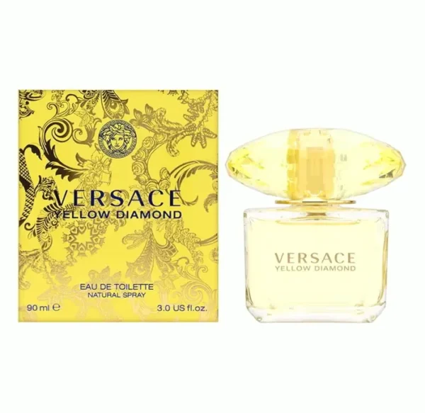 Versace Yellow Diamond for Ladies, 3.0 oz Eau de Toilette