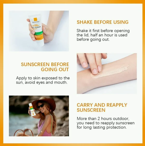 Facial SPF Moisturizer Sun Protection 50