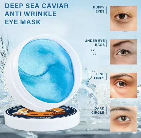 Under Eye Masks Anti-Aging Reduction, 60 Pairs