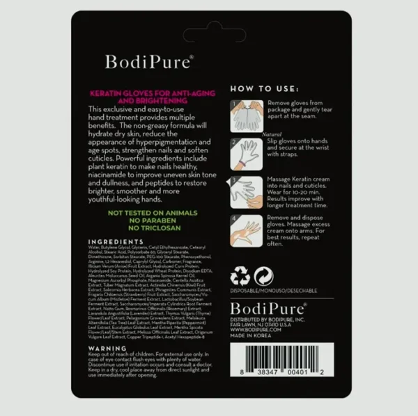 Luxurious Nail-Strengthening Hand Mask | Moisturizing Gloves for Dry Hands & Nail Softening