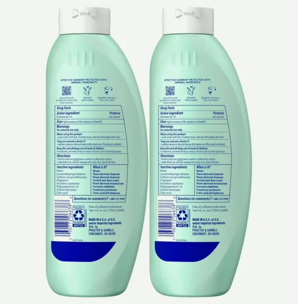Head & Shoulders BARE Sulfate-Free Dandruff Shampoo, 13.5 fl oz Twin Pack
