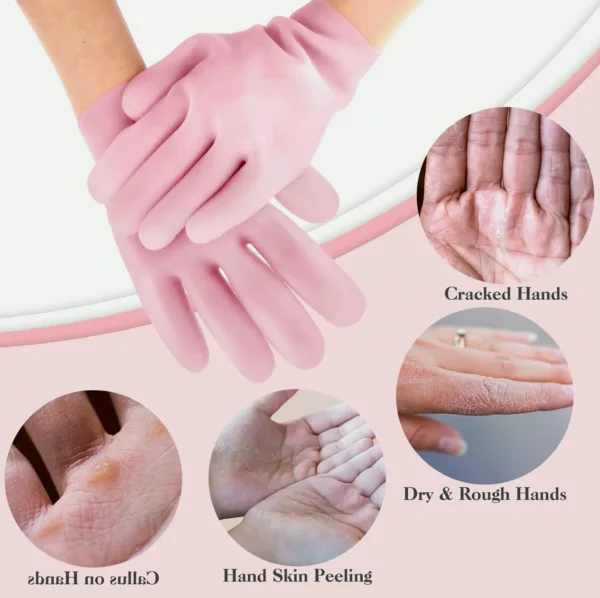 Spa Gel Hydrating Gloves Women's Hand Care, Anti-Slip Lotion Gloves