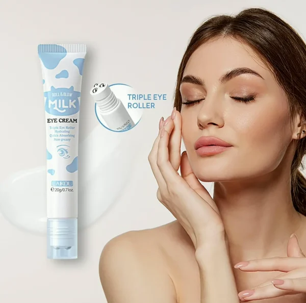 Moisturizing Milk Eye Serum Roll-On with Triple Roll