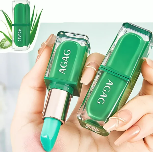 Color Adapting Aloe Plant Lipstick, Durable and Healthy