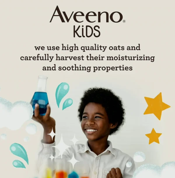 Aveeno Baby Kids Dual Hydrating Shampoo and Hair Softener, 12 fl. oz