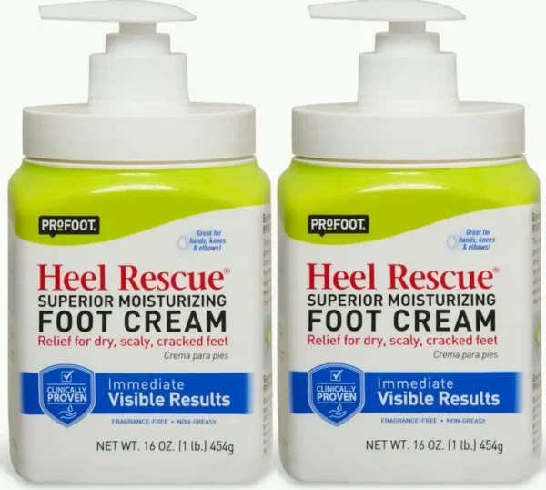 Profoot Heel Rescue Heel Lotion - 16 Oz Container, 2 Pack