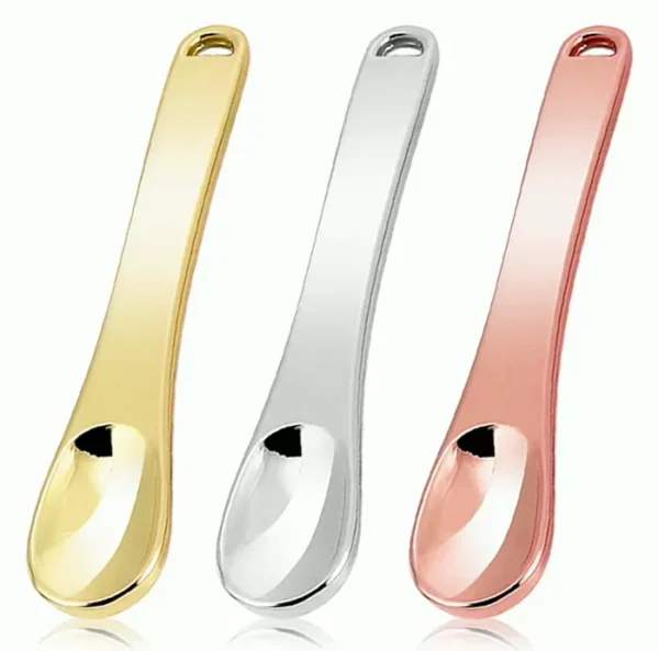 Small Metal Makeup Spatula for Beauty