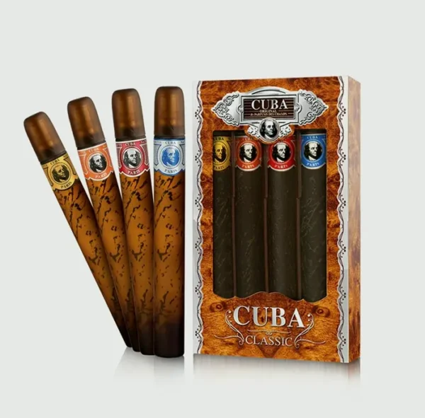 Cuba Variety Set Males: 4 Cologne Sprays