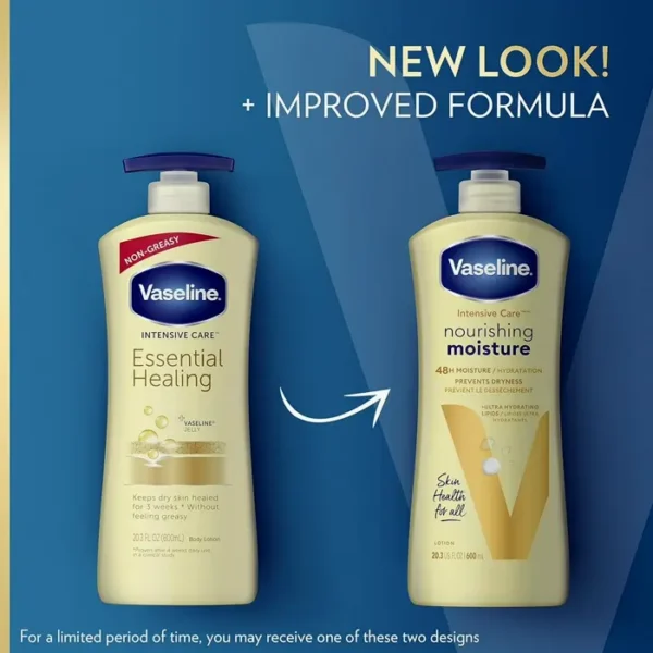 Vaseline Moisturizing Body Lotion to Dry Epidermis 20.3 oz, 3 Count