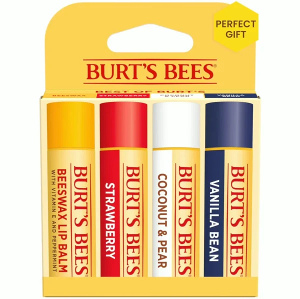 Burt Bees Flavorful Lip Balm 4-Pack