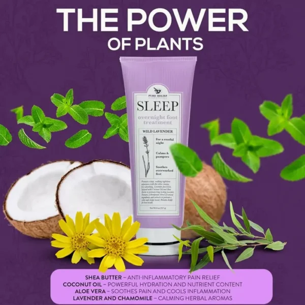 Relaxing Feet Lotion Containing Shea, Aloe, & Coconut