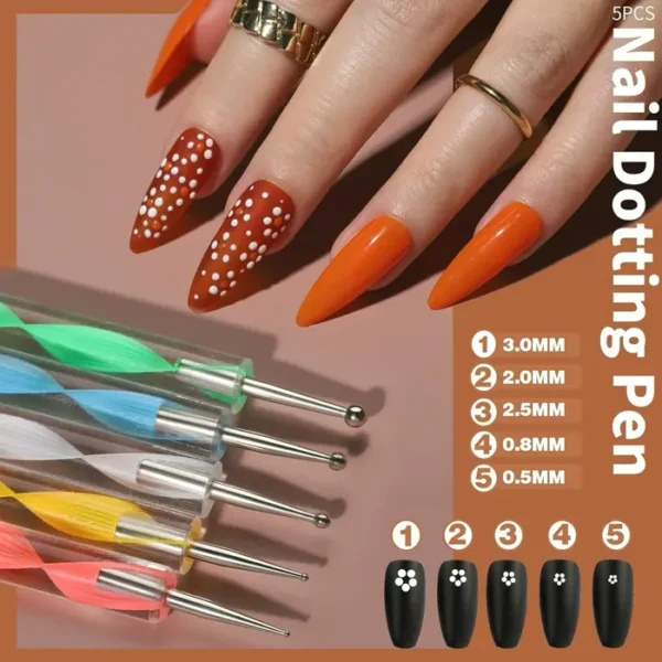 Fandamei's Nail Art Kit with Tools & Rhinestones