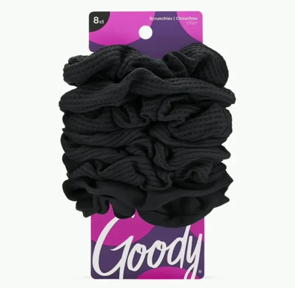 Ladies' Ouchless Scrunchies - Set of 8 Dark Pieces