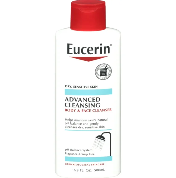 Eucerin Cleanser for Body & Skin - Fragrance-Free - 16.9 fl. oz