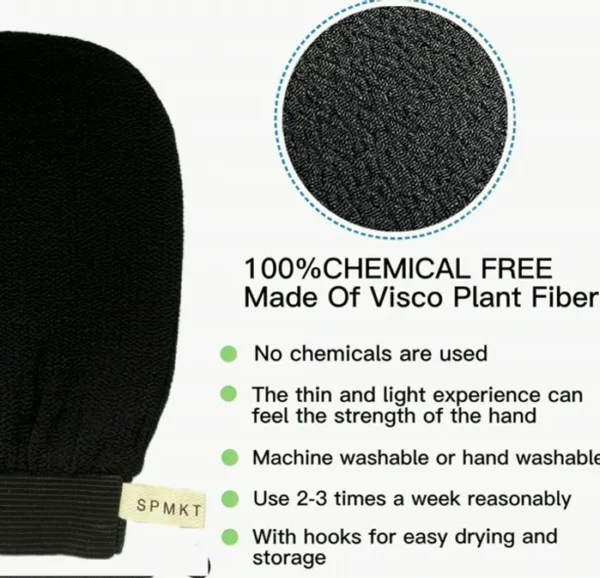 Asian Scrubbing Mitts 2Pcs - Thorough Body Exfoliator Gloves