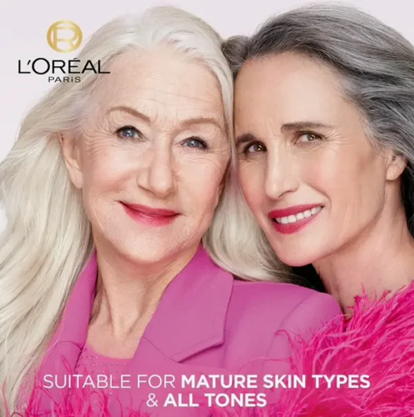 L'Oreal Parisian Rose Tone Anti-Aging Face Moisturizer, Renew & Revive, 1.7 oz