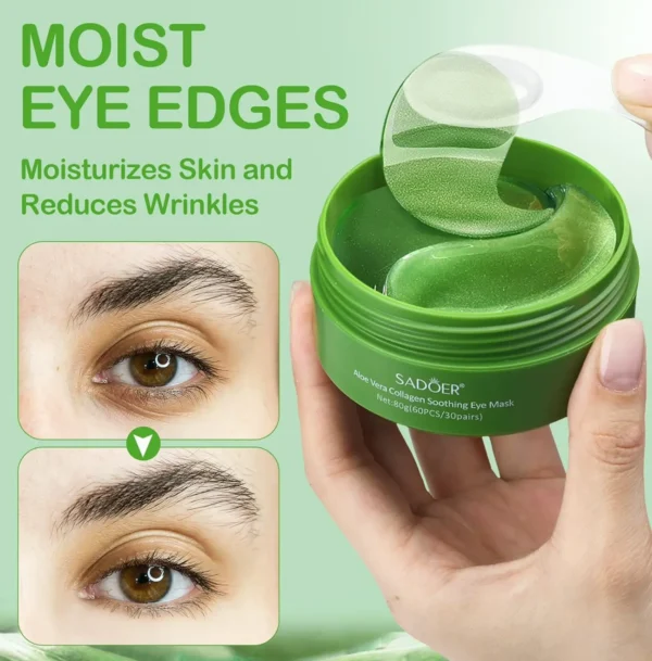 180 Pairs Aloe Vera Eye Patches to Reduce Puffiness