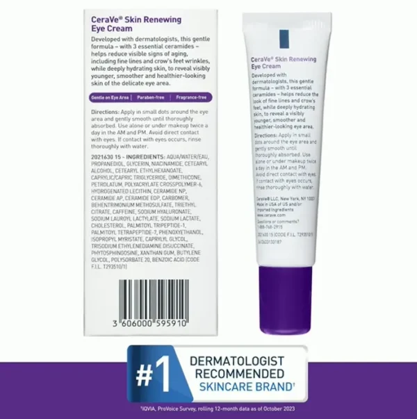 CeraVe Eye Treatment for Fine Lines | 0.5 Ounces