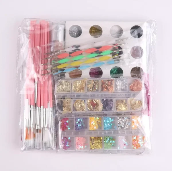 Fandamei's Nail Art Kit with Tools & Rhinestones