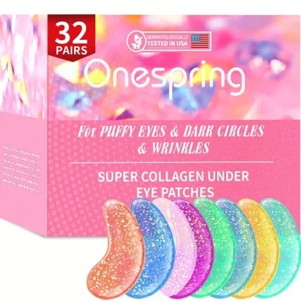Under-Eye Pads (32 Sets) - Collagen-Loaded, Anti-Swelling & Dark Spot Treatment