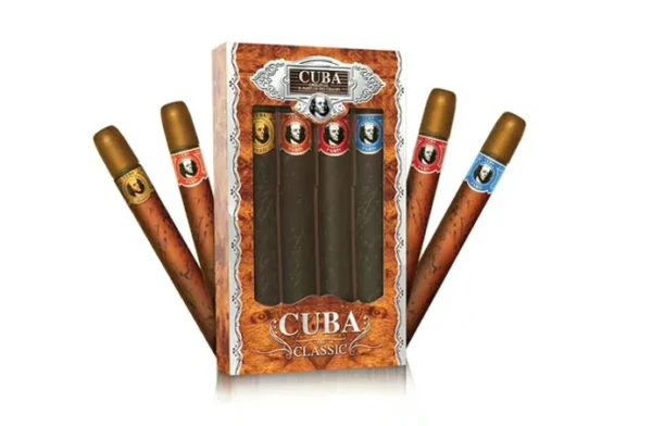 Cuba Variety Set Males: 4 Cologne Sprays