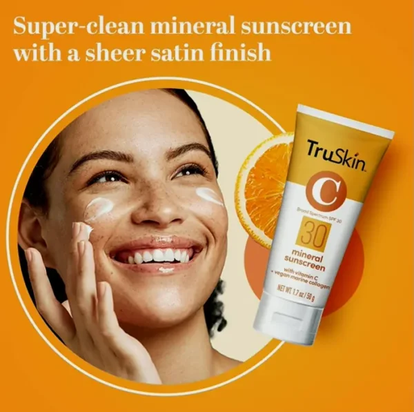 TrueSkin Mineral Face Sunscreen with SPF 30 and Zinc & Collagen