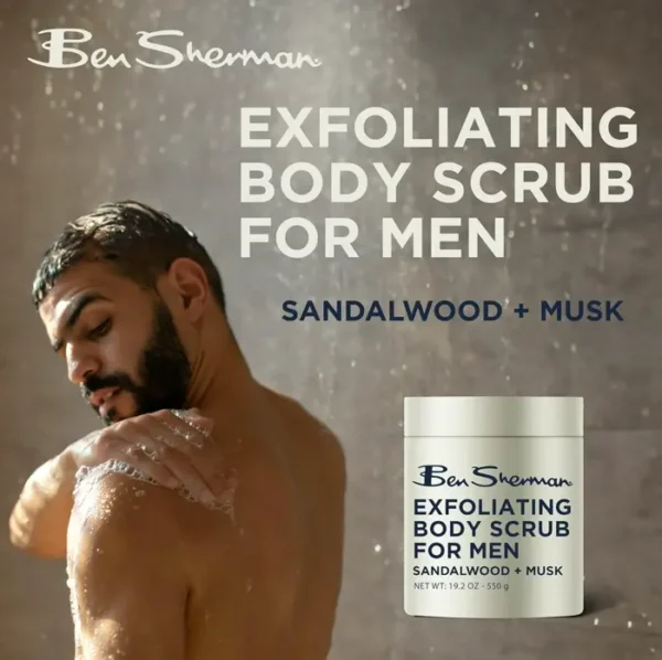 Men's Scrubbing Skin Scrub with Shea and Vitamin A, C