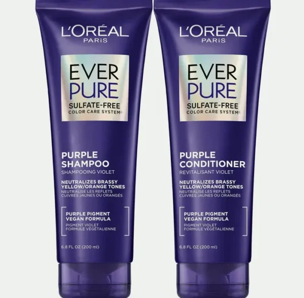 Pure Ever Yellow Toning Cleanser Kit for Blonde, Silver Locks