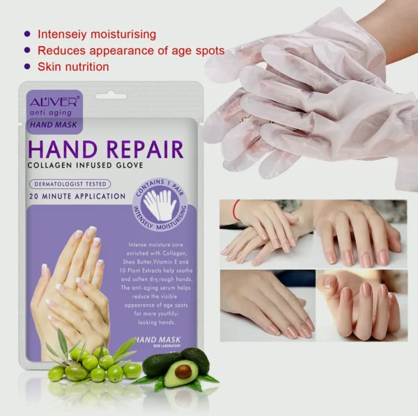 4-Pack Hands Moisturizing Glove Mask for Dry Skin