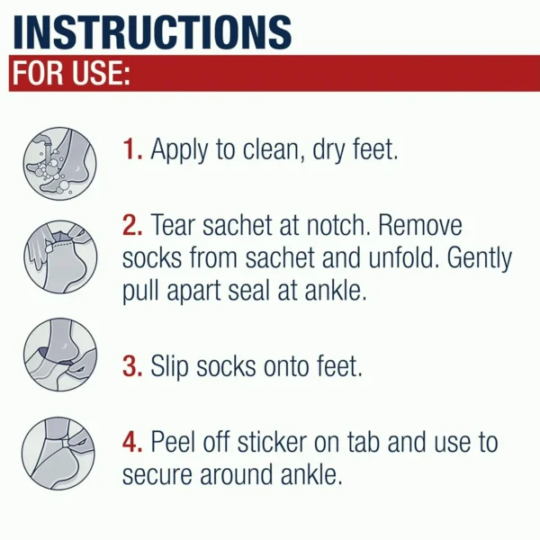 Aquaphore Repairing Feet Masks, Hydrating Booties, Pack of 6
