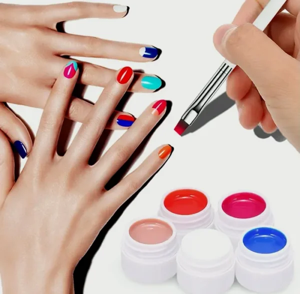 Thirty-Six Colors Gel Polish Set Including Brush