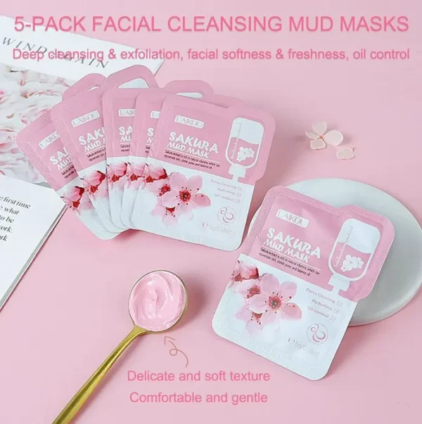 Facial Skincare Kit, Cherry Blossom Complete Gift Set
