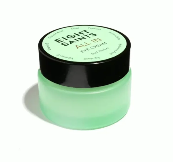 Eight Saints Under-Eye Cream - Organic Puffiness Reducer, 0.5 oz